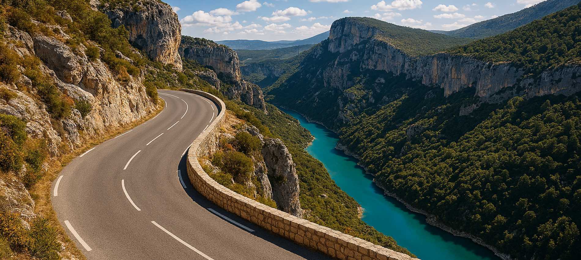 Route vers le Verdon